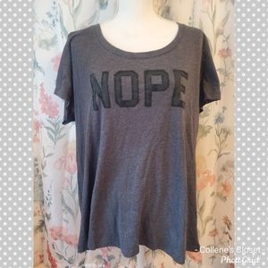 Torrid 2 Beaded Nope Tee